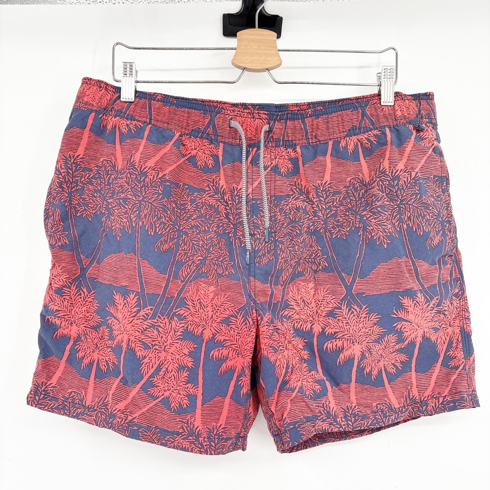 Reyn Spooner Mens Palm Shores Resort Tropical Beach Surf Swim Trunks Size L